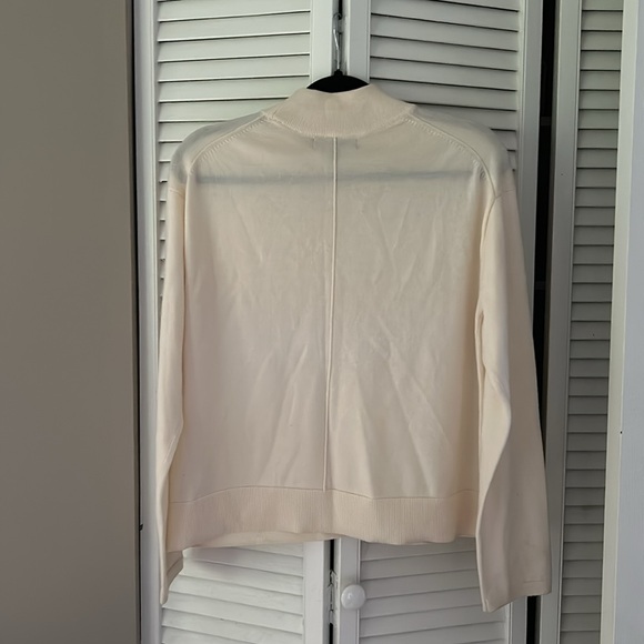 Banana Republic merino wool sweater mock neck | Ivory - Picture 2 of 5